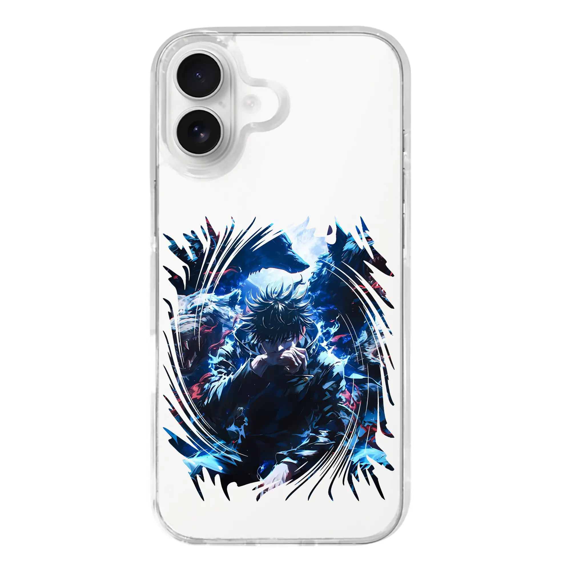 呪術廻戦 グッズ,伏黒 恵 - iPhone 17シリーズ 透明スマホケース – 薄型・耐衝撃・精密フィット保護カバー